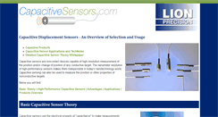Desktop Screenshot of capacitivesensors.com